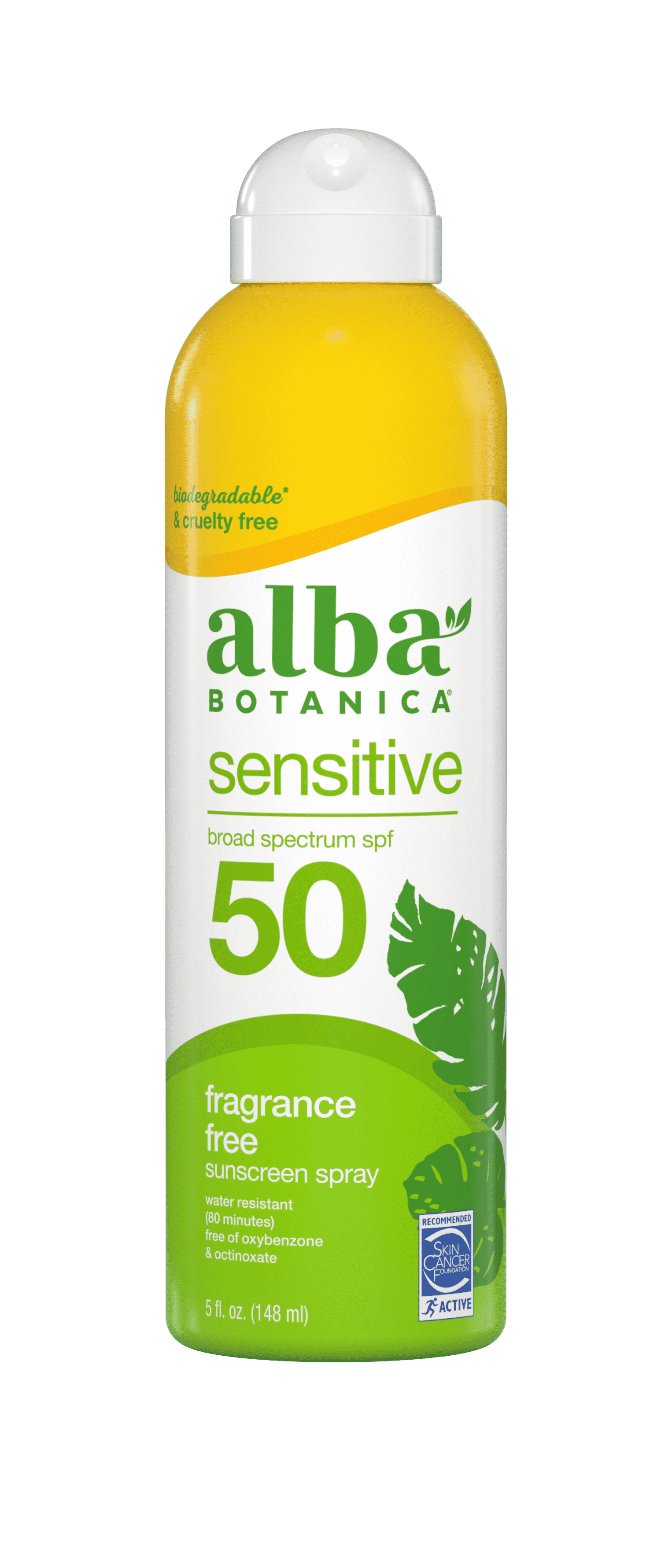 Alba Botanical Sensitive Sunscreen Fragrance Free spf 50.
