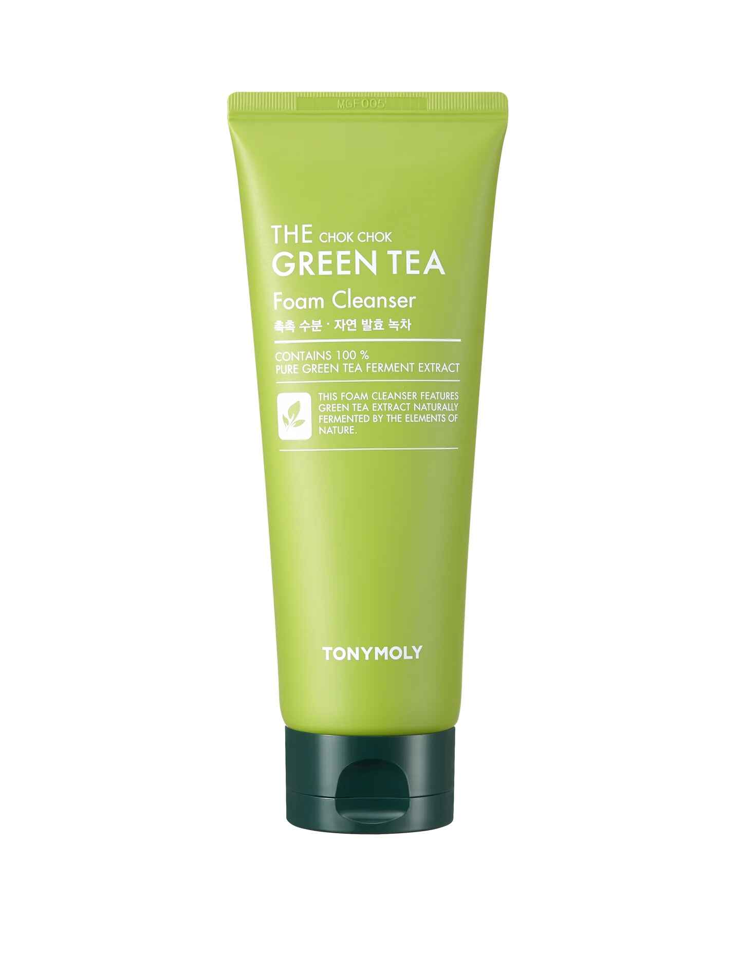 Tonymoly The Chok Chok Green Tea Foam Cleanser.