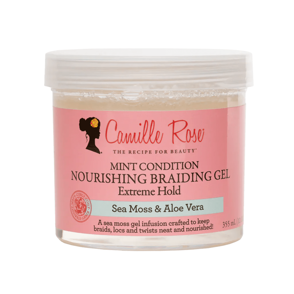 camille rose Mint Condition Nourishing Braiding Gel .