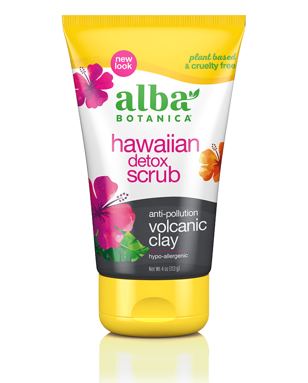 Alba Botanical hawaiian detox scrub anti pollution volcanic clay.