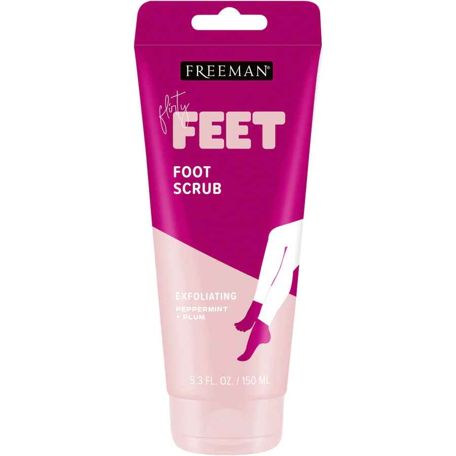 Freeman Flirty Feet Exfoliating Peppermint and Plum Foot Scrub.