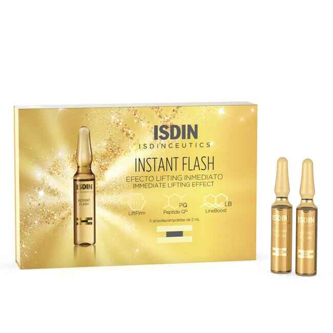 Isdin Instant Flash 5 ampoules.
