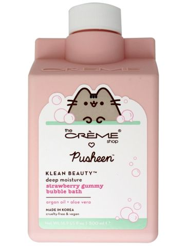the-creme-shop-pusheen-x-klean-beauty-deep-moisture-bubble-bath-strawberry-gummy.