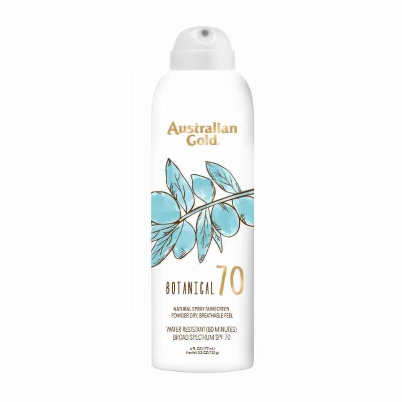 Australian gold BOTANICAL SPF 70 NATURAL SPRAY SUNSCREEN.