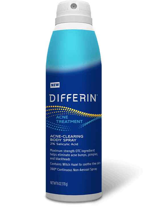 Differin Acne Clearing Body Spray.