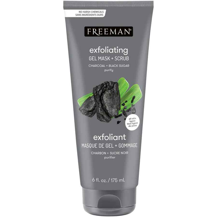 Freeman Polishing Charcoal and Black Sugar Gel Mask.