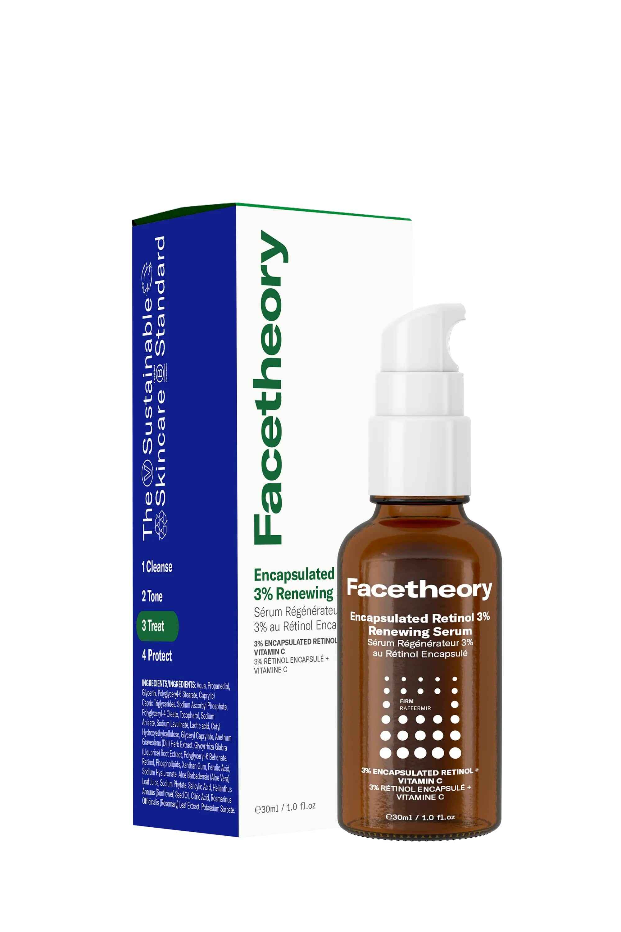 Facetheory Encapsulated Retinol 3 Renewing Serum.