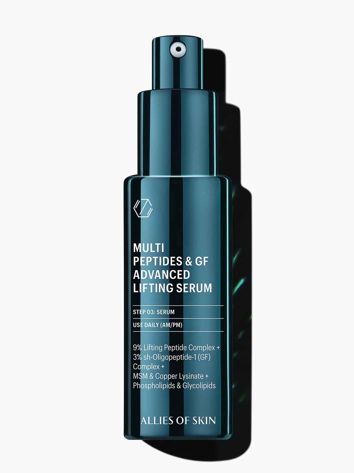 Allies of Skin MULTI PEPTIDES & GF ADVANCED LIFTING SERUM.