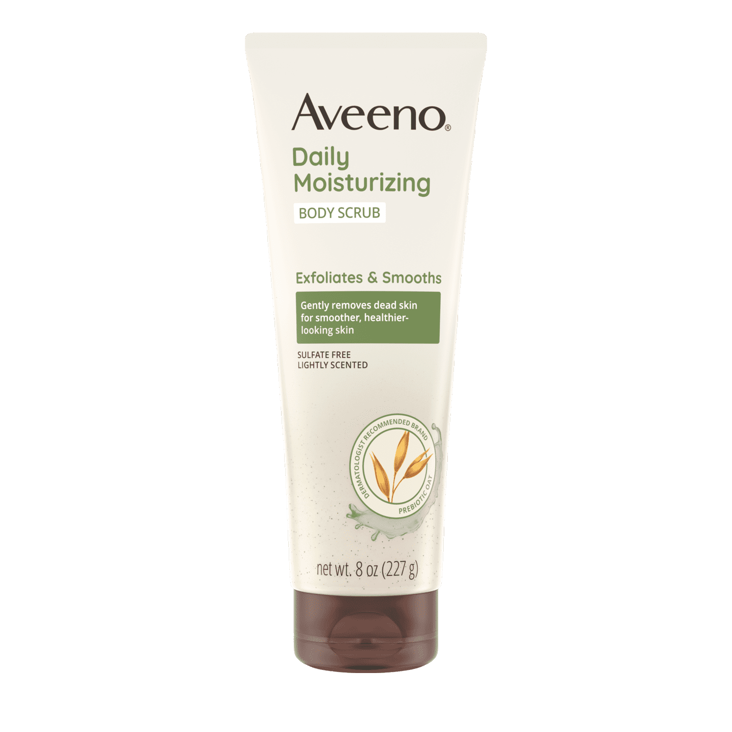 AVEENO DAILY MOISTURIZING EXFOLIATING BODY SCRUB.