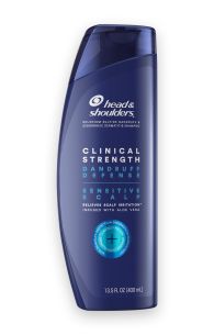 Head and shoulders CLINICAL DANDRUFF DEFENSE SENSITIVE SHAMPOO.
