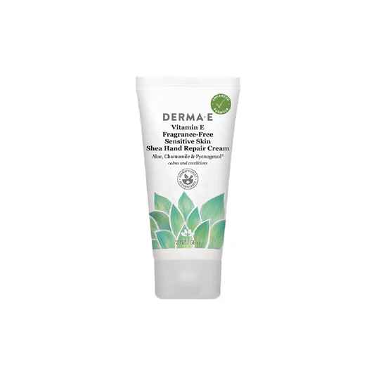 Derma E Vitamin E Fragrance Free Sensitive Skin Shea Hand Repair Cream.