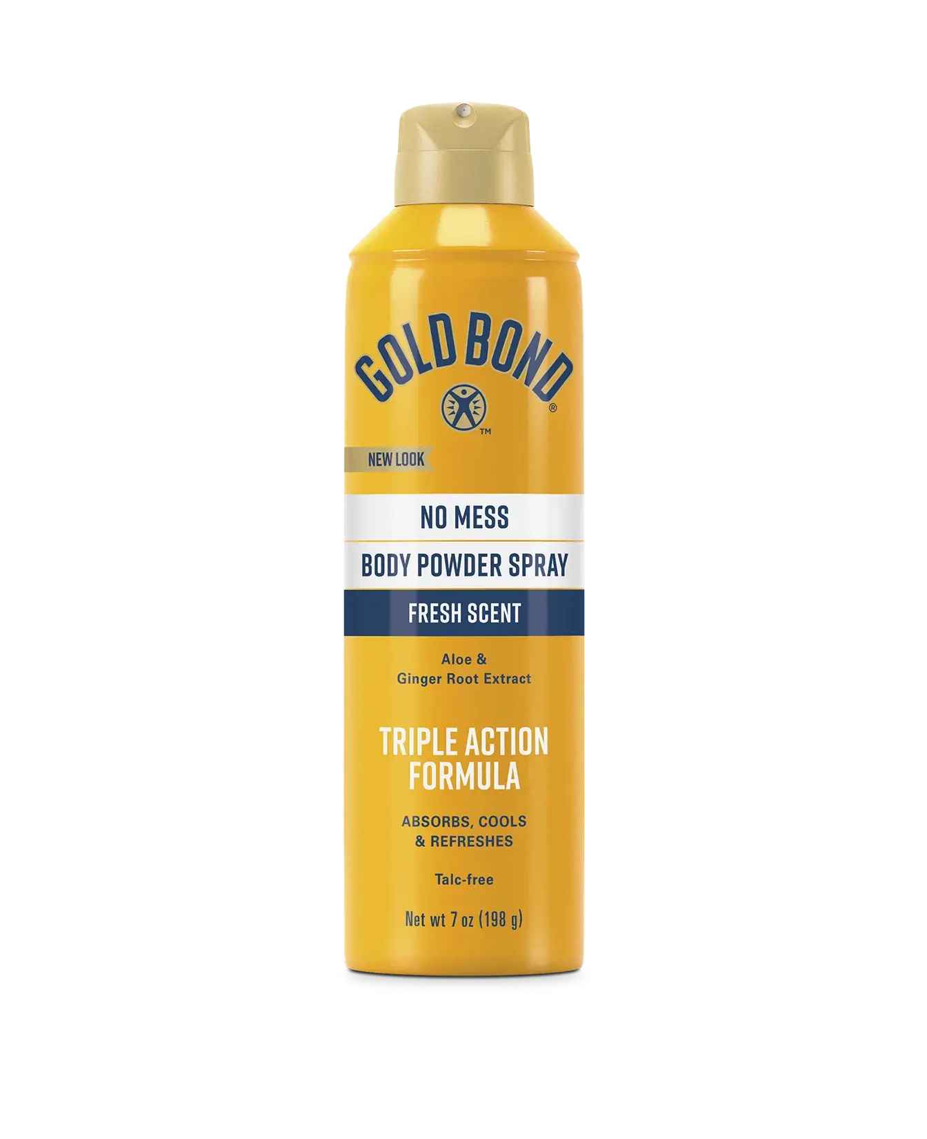 Gold Bond No Mess Body Powder Spray Fresh.