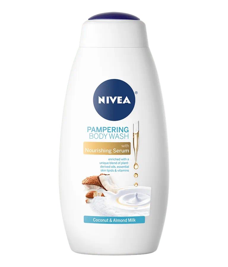 Nivea COCONUT and ALMOND MILK.