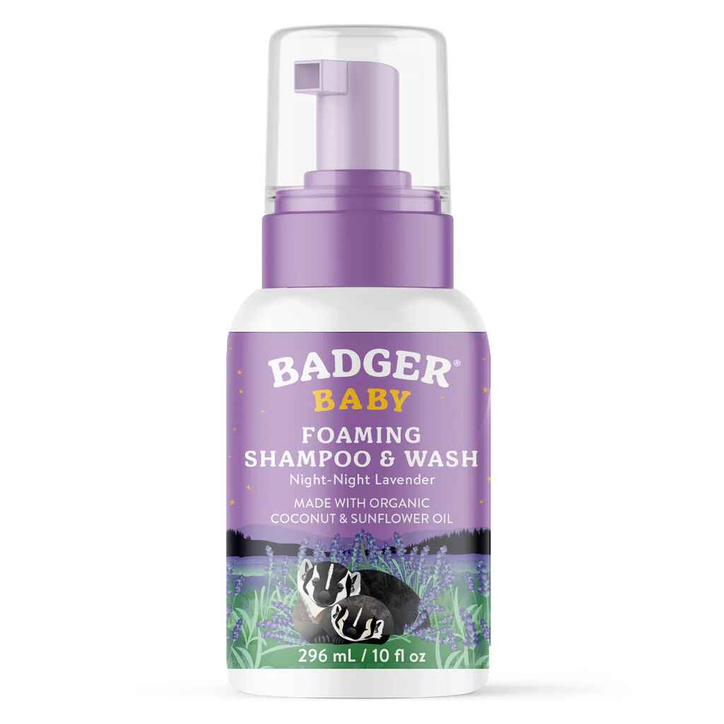 Badger Baby Night-Night Foaming Shampoo & Wash.