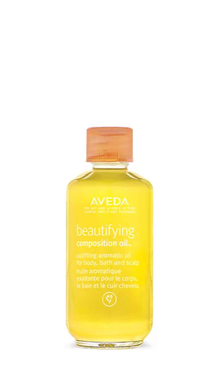 Aveda beautifying composition oil.