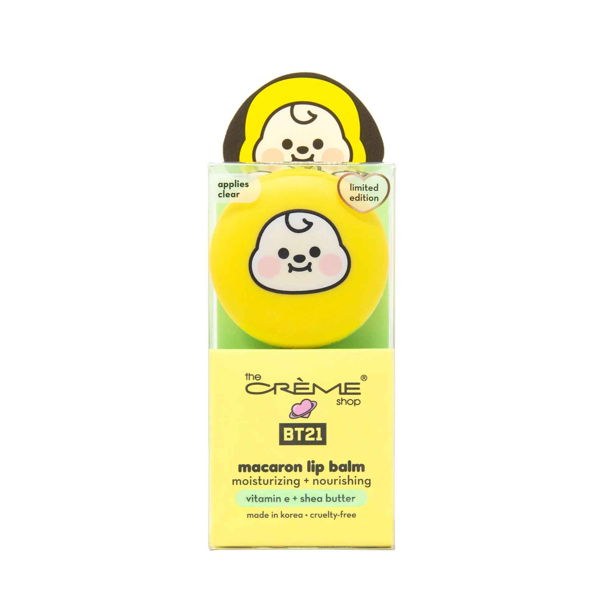 The Creme Shop CHIMMY MACARON LIP BALM BANANA MILK CLEAR.
