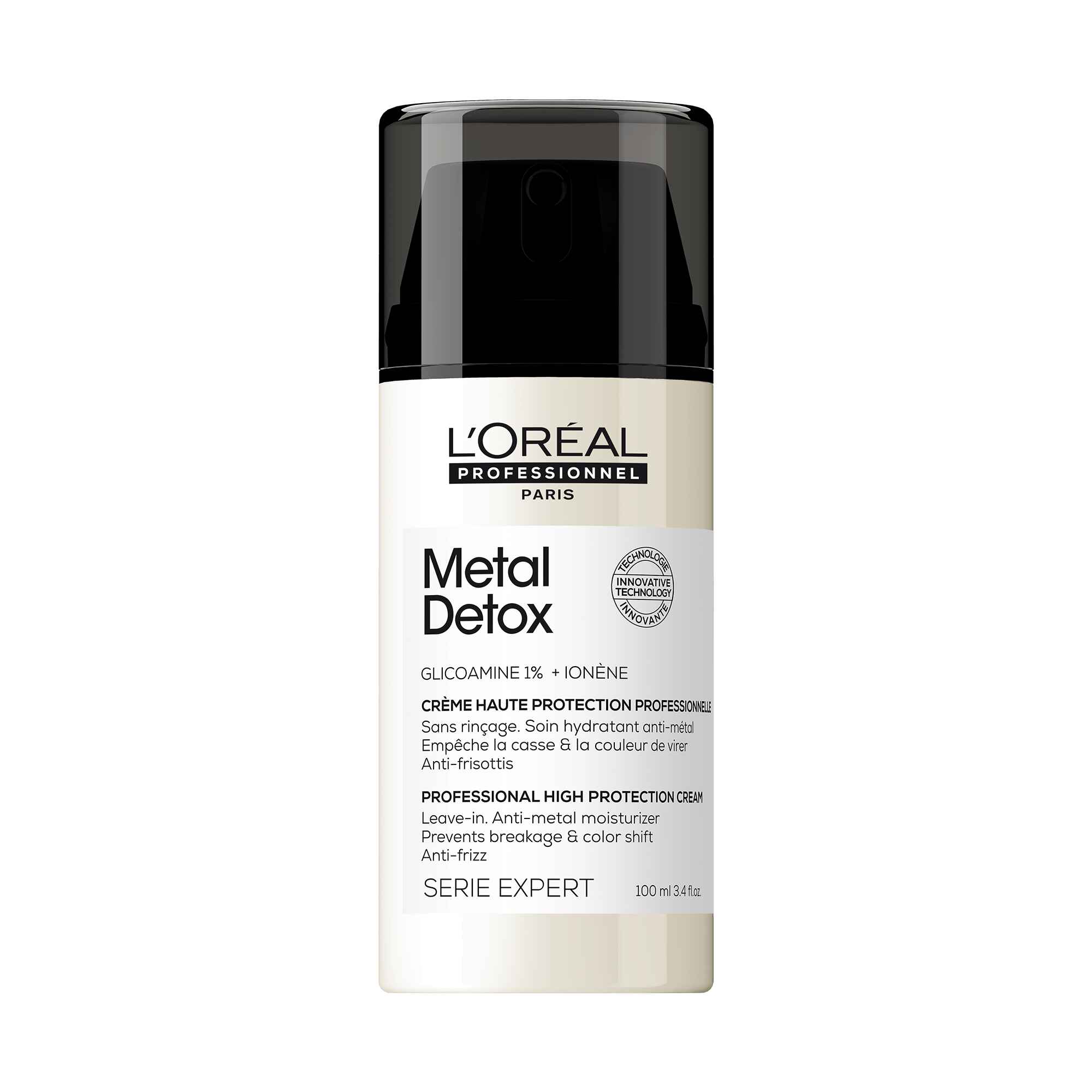 loreal proffesionel Metal Detox Leave In Styling Cream.
