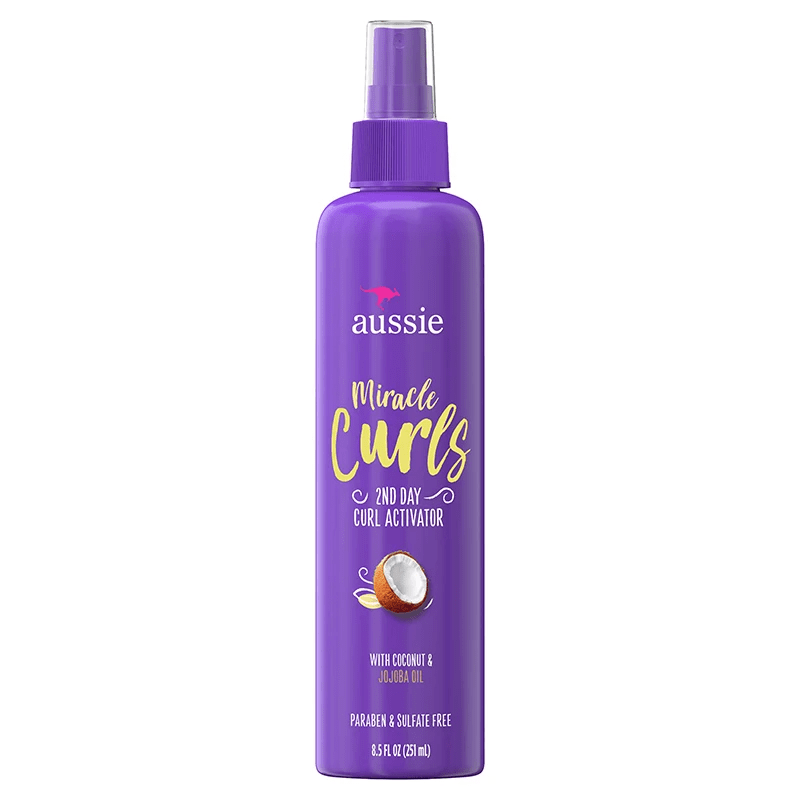 Aussie MIRACLE CURLS 2ND DAY CURL ACTIVATOR.