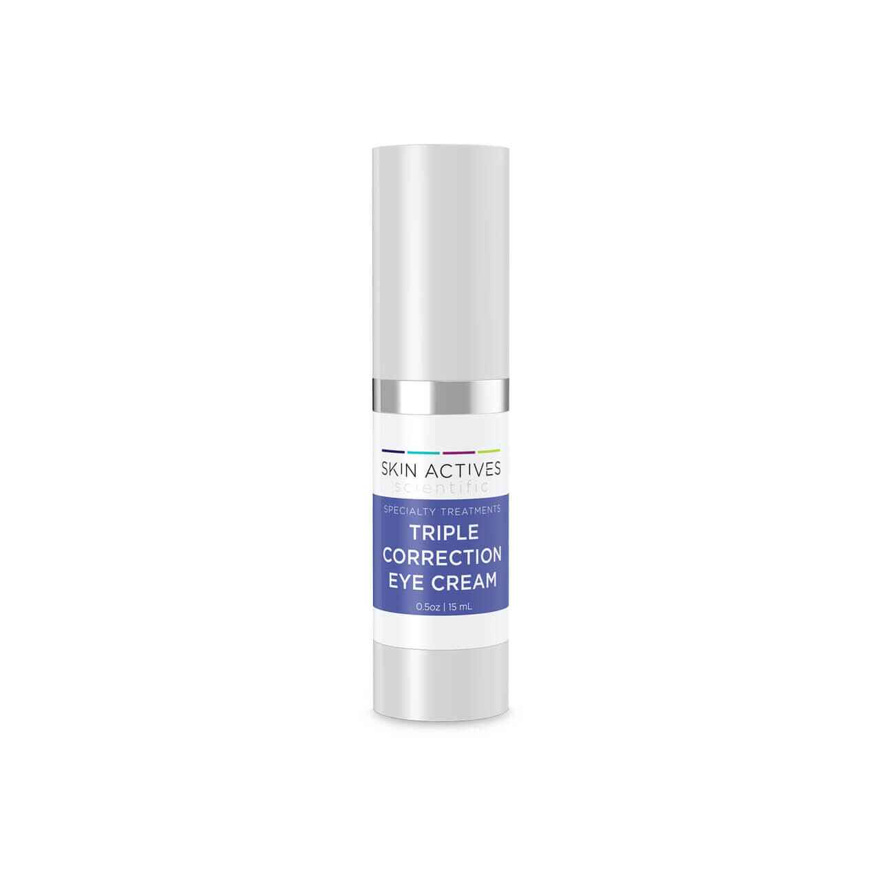 skin actives Triple Correction Eye Cream.