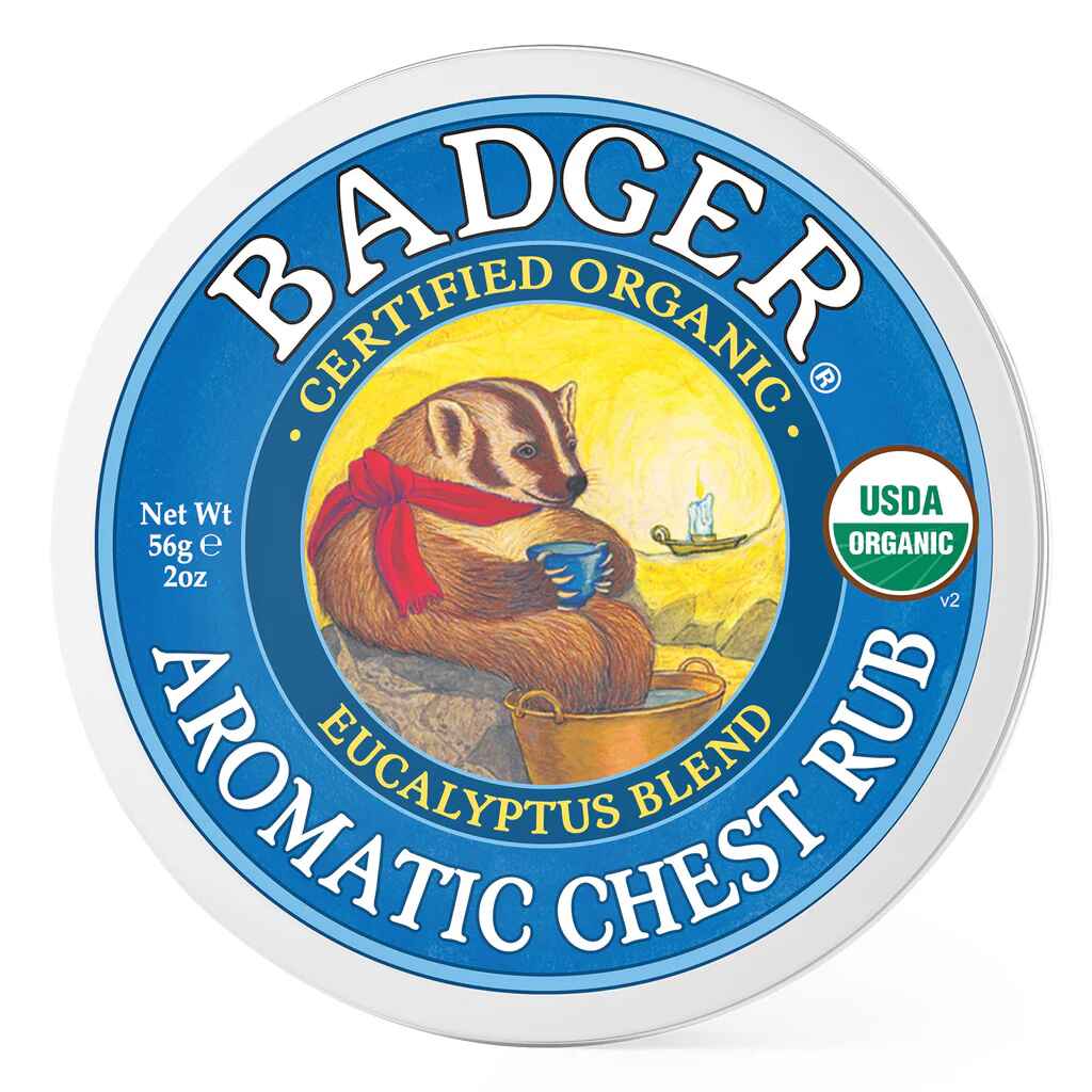Badger Aromatic Chest Rub.