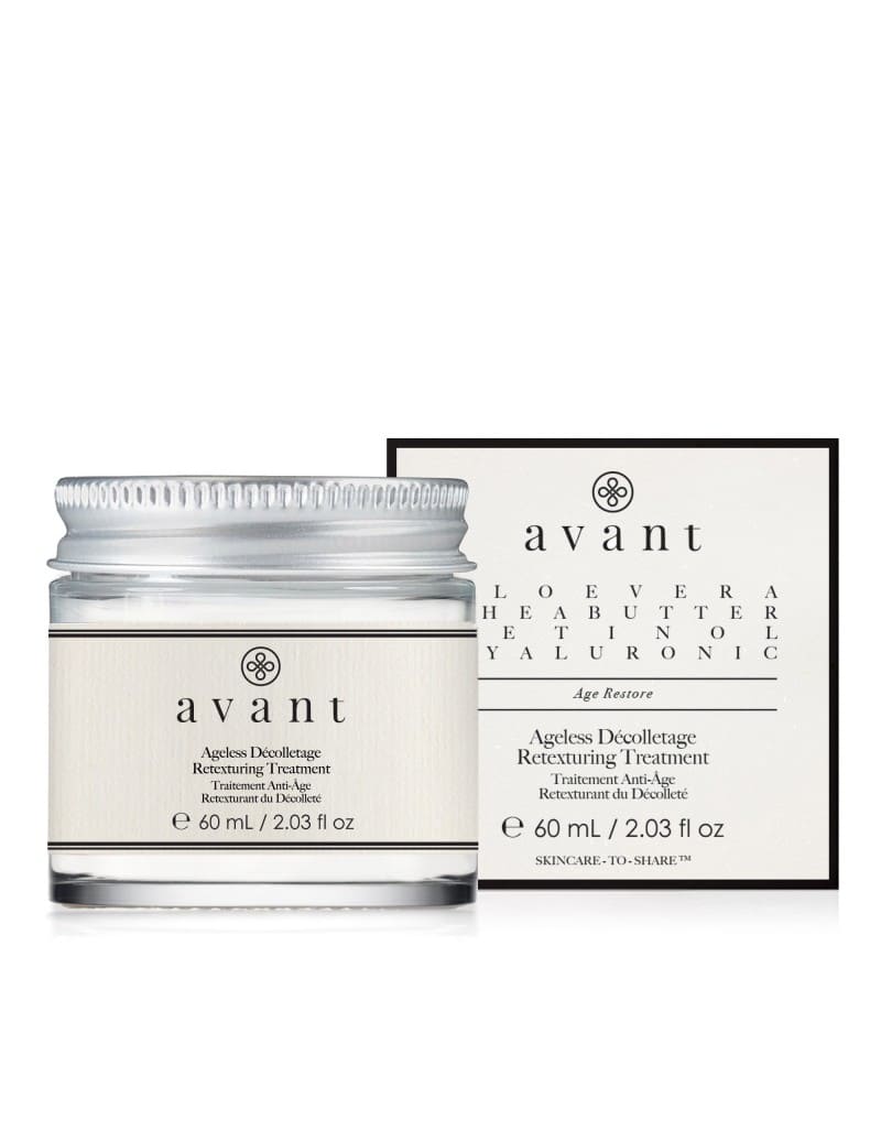 Avant skincare Ageless Decolletage Retexturing Treatment.