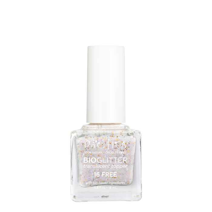 Pacifica Bio Glitter Translucent Toppers.