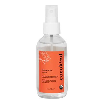 Cocokind rosewater facial toner SOOTHING MULTI PURPOSE SPRAY.