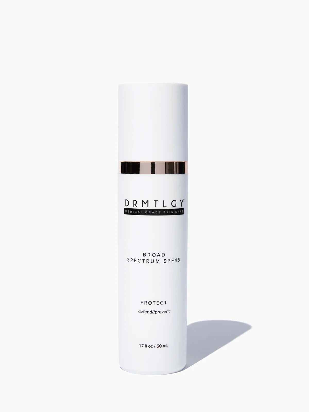DRMTLGY Broad Spectrum SPF 45.