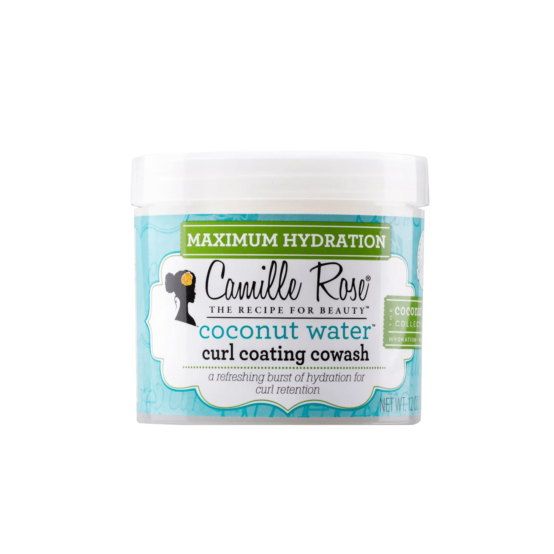 camille rose Coconut Water Curl Coating CoWash.
