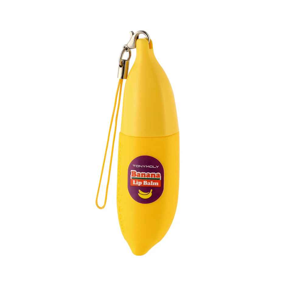 Tonymoly Magic Food Dalcom Banana Keychain Lip Balm.