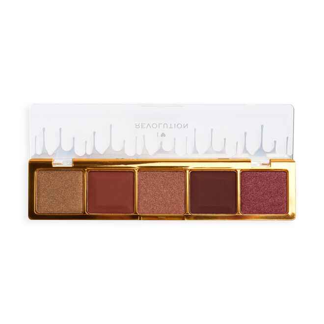 Revolution beauty I Heart Revolution Mini Chocolate Shadow Palette Milk Chocolate Ganache.