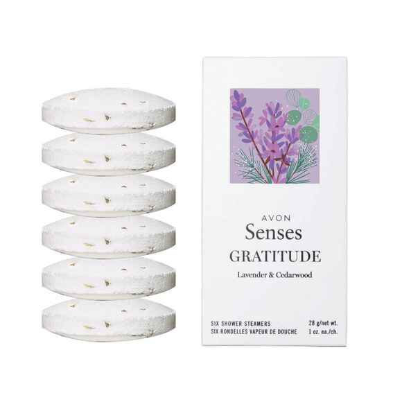 Avon Avon Senses Gratitude Lavender & Cedarwood Shower Steamers.