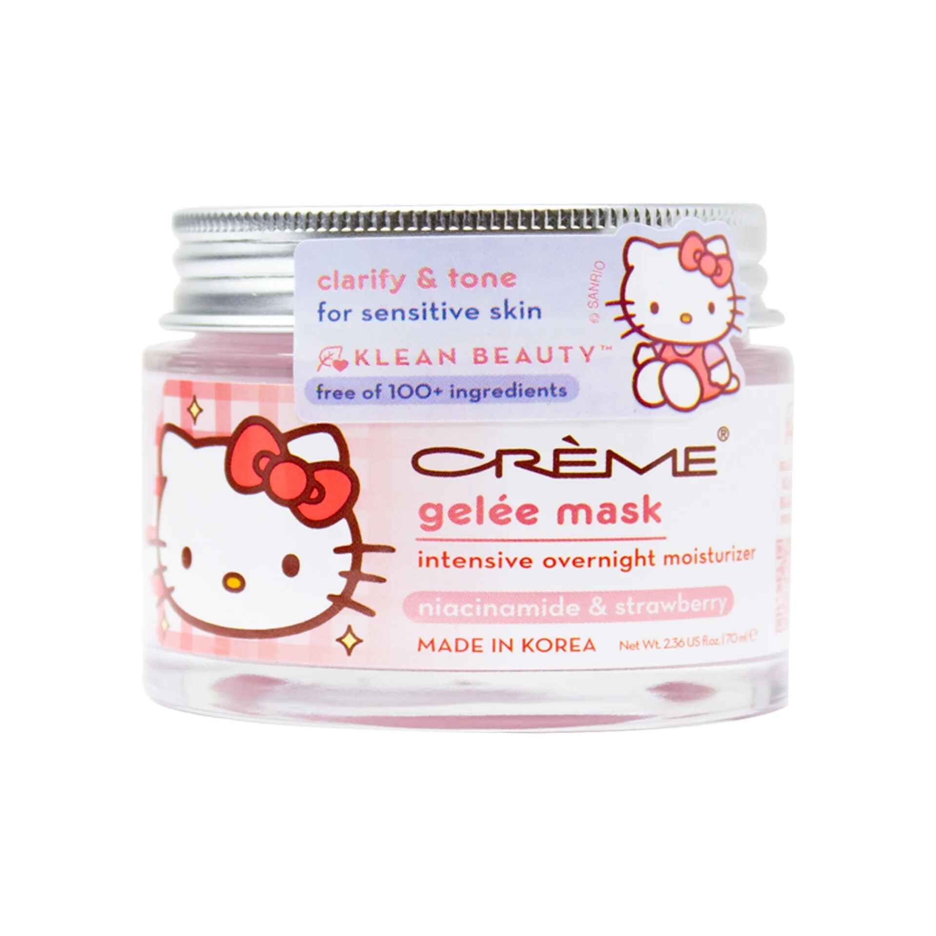 The Creme Shop HELLO KITTY KLEAN BEAUTY GELEE MASK.