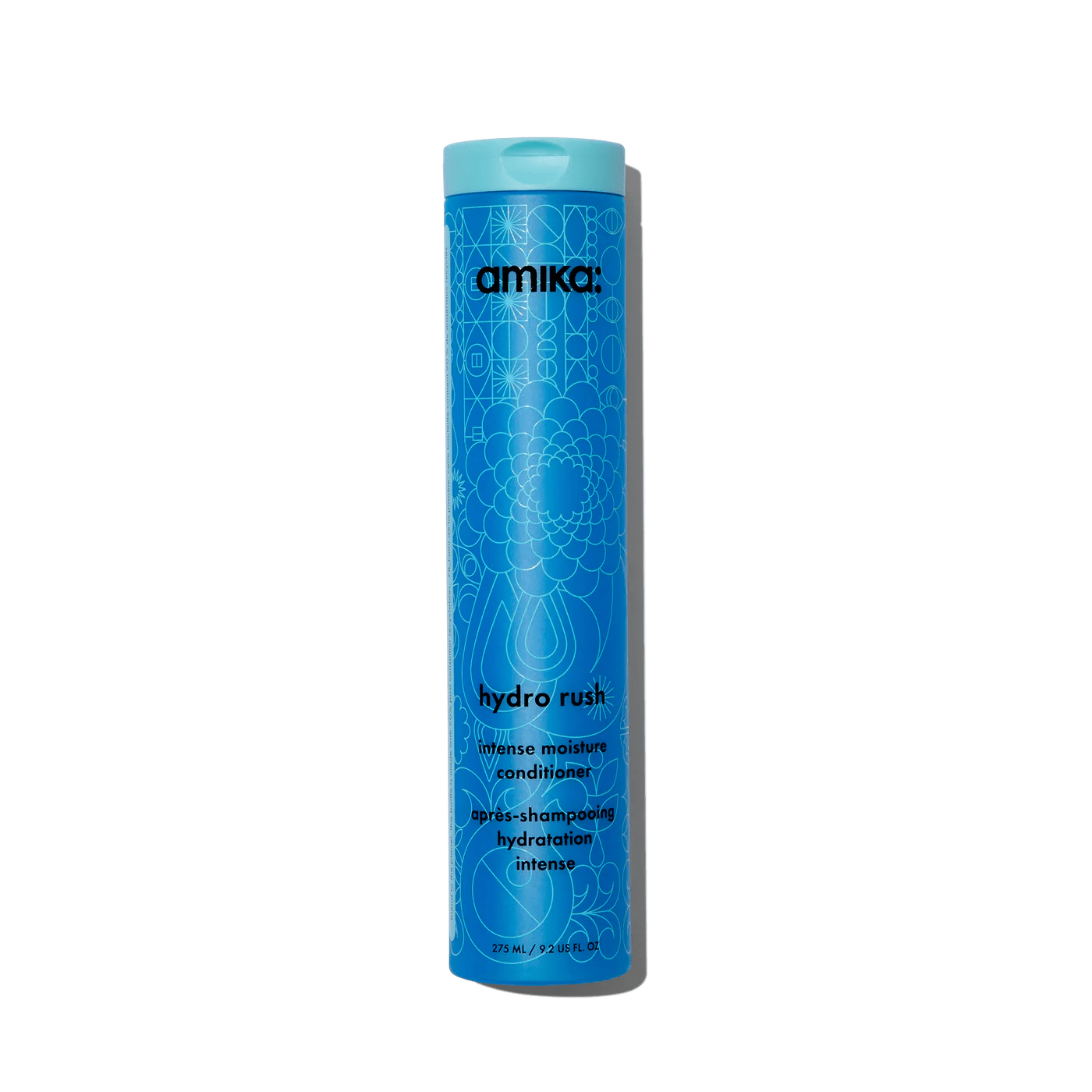 Amika hydro rush intense moisture conditioner for dry hair.