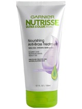 Garnier NUTRISSE ULTRA COLOR Nourishing Anti-Brass Treatment.
