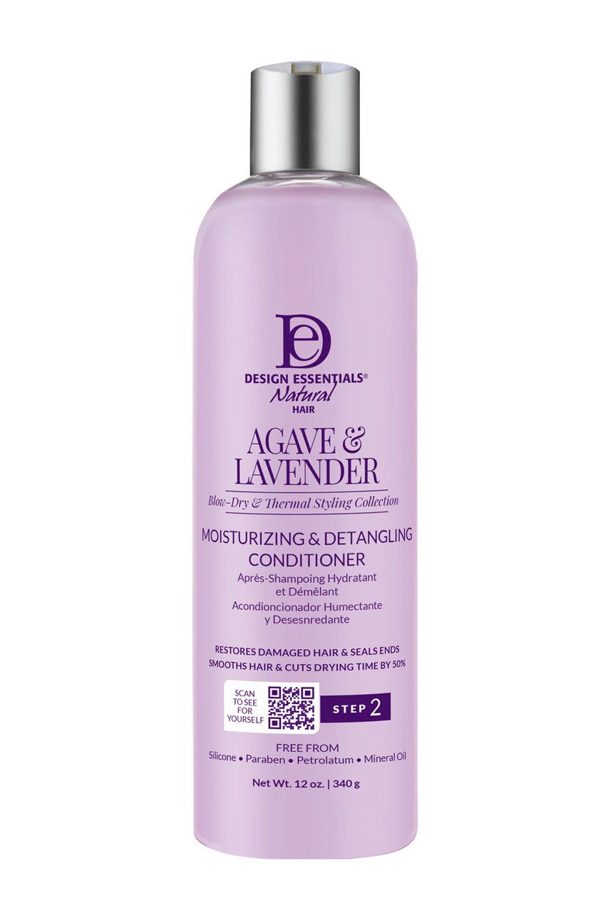 Design Essentials Agave and Lavender Moisturizing and Detangling Conditioner.