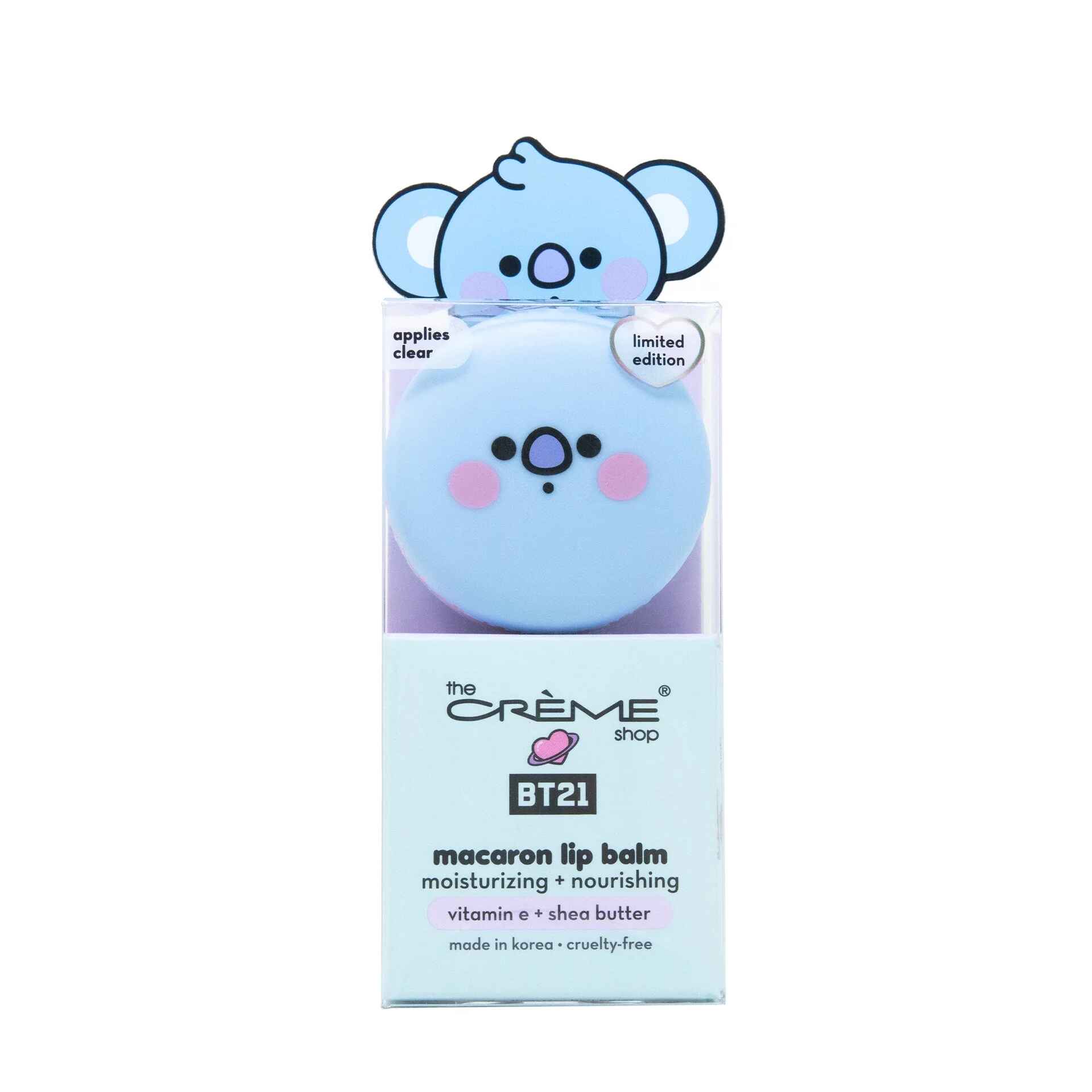 The Creme Shop KOYA MACARON LIP BALM SODA POP CLEAR.