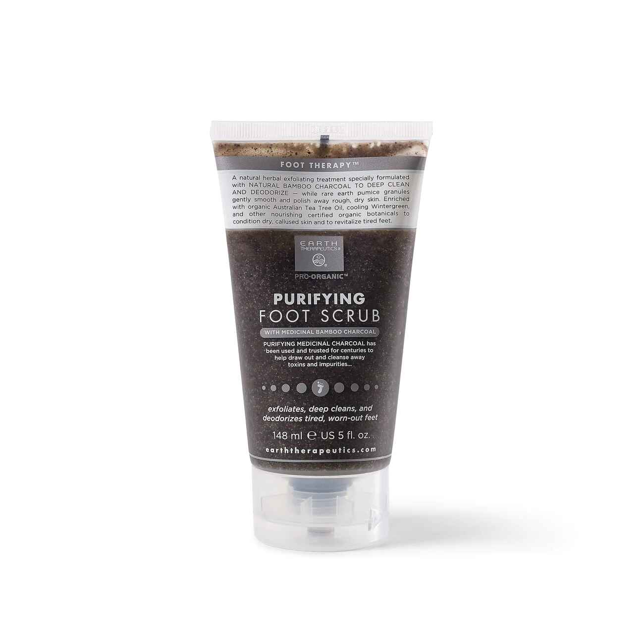 earth  Charcoal Purifying Foot Scrub.