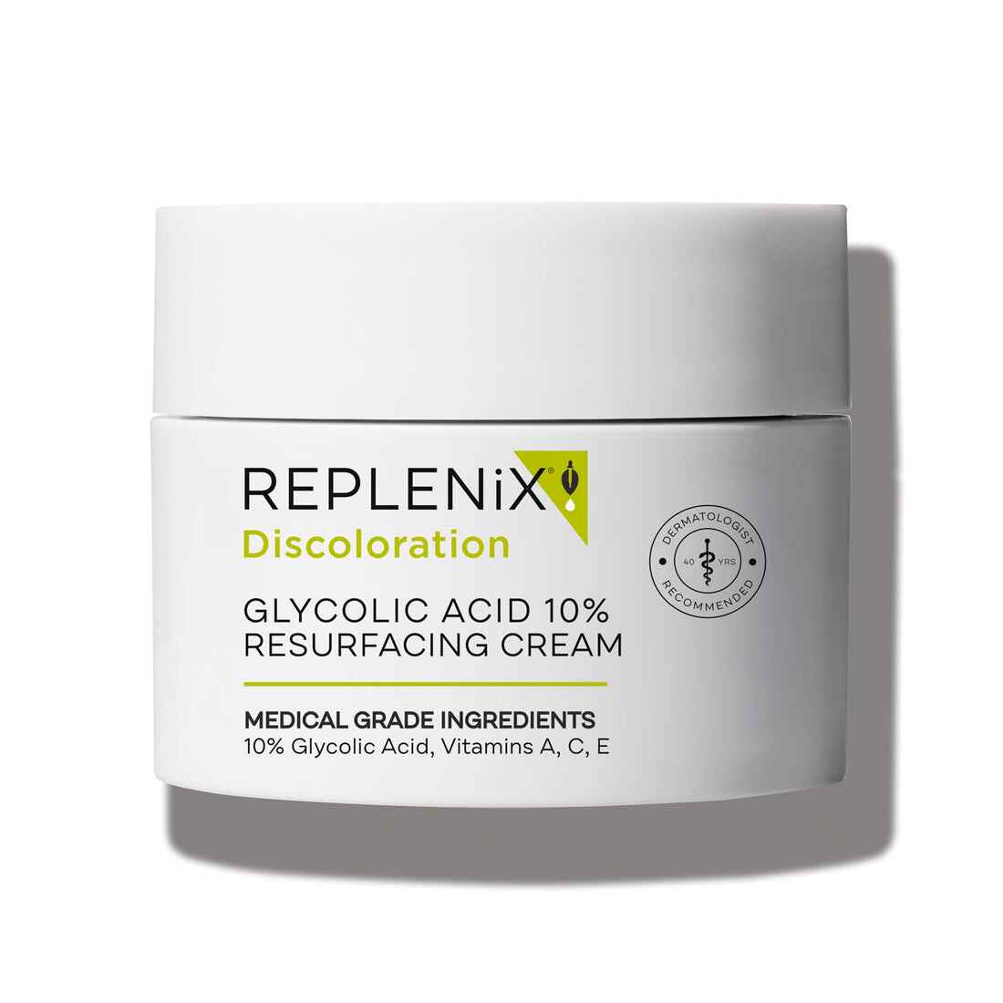 Replenix Glycolic Acid 10 Resurfacing Cream.