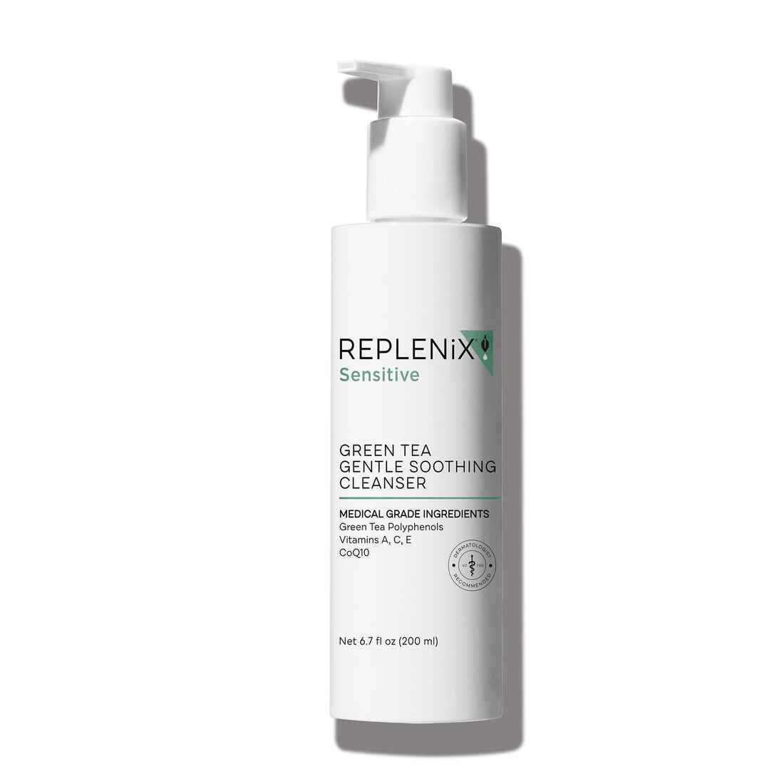 Replenix Green Tea Gentle Soothing Cleanser.