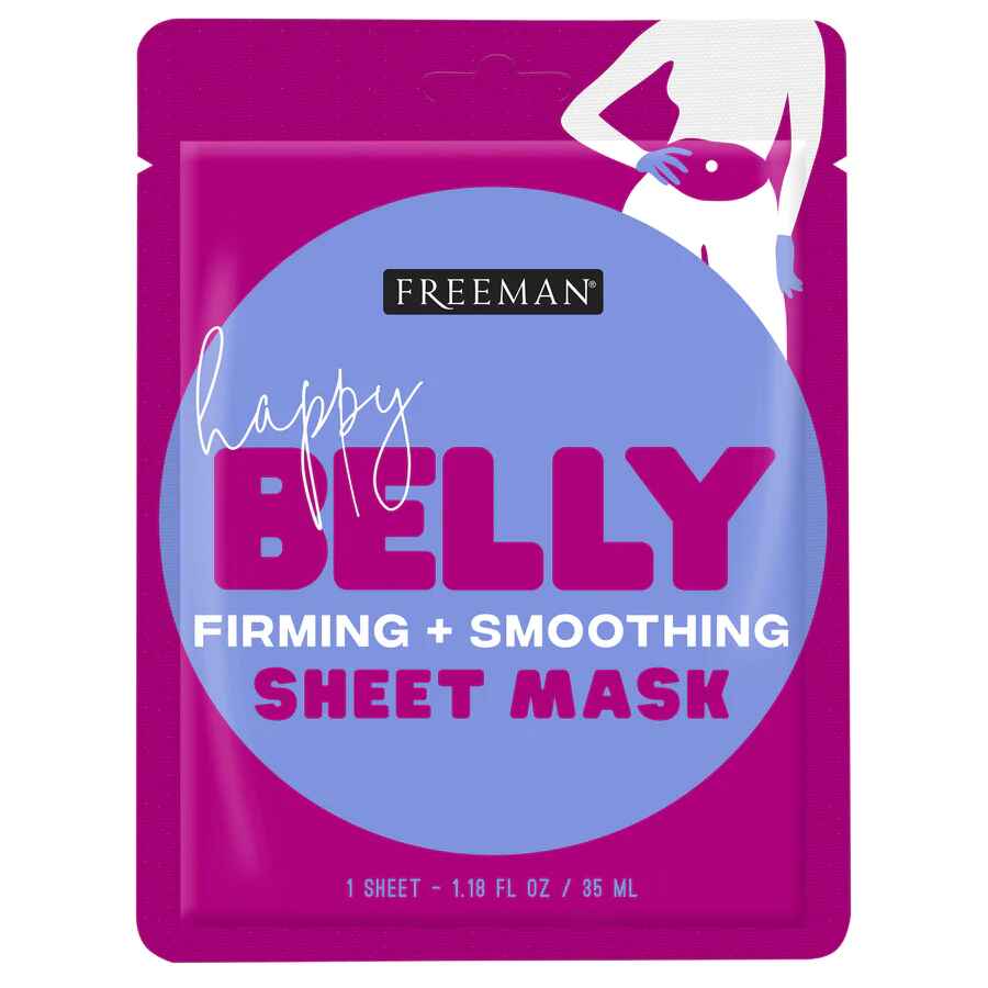Freeman Happy Belly Firming and Smoothing Body Sheet Mask.