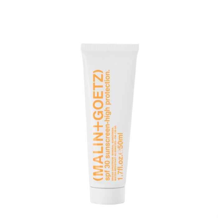 malin goetz spf 30 sunscreen high protection.