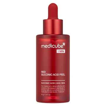 Medicube 21 Red Succinic Acid Cleansing Booster Serum.