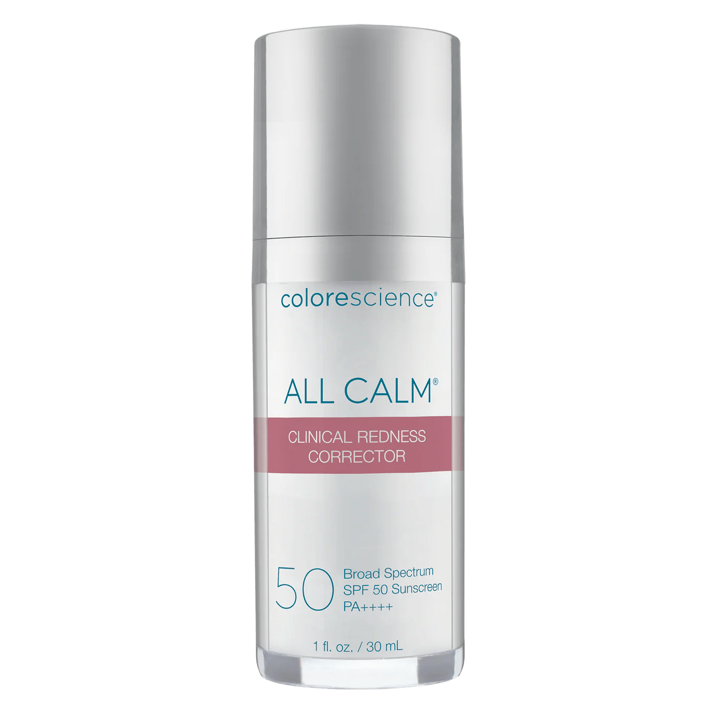 Colorescience All Calm® Clinical Redness Corrector SPF 50.