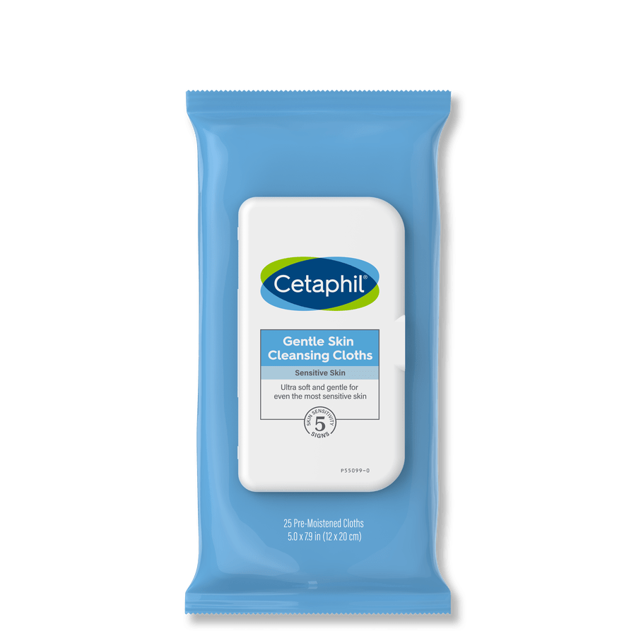 Cetaphil Gentle Skin Cleansing Cloths.