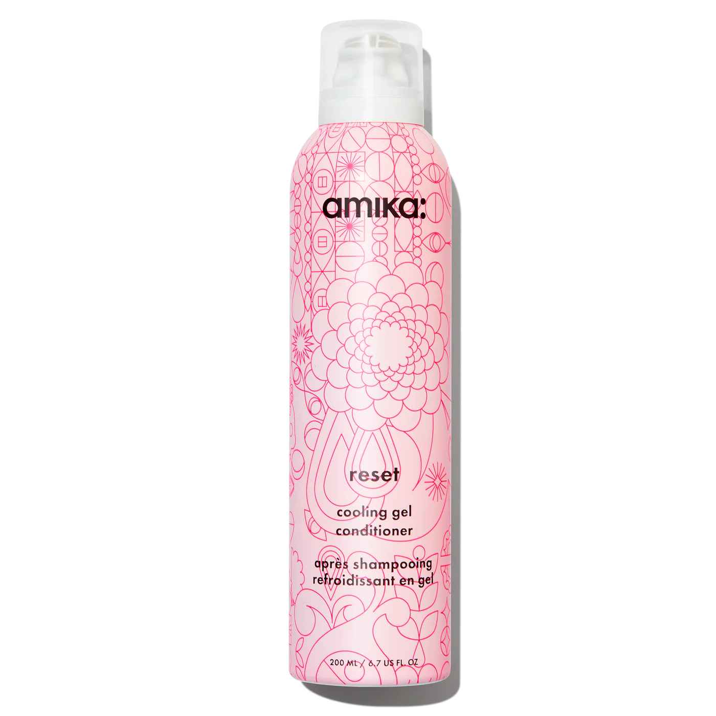 Amika Reset cooling gel hair conditioner.