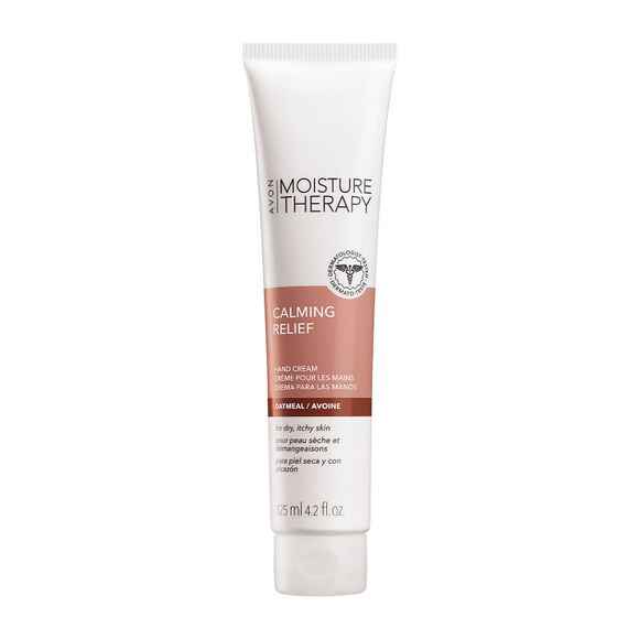 Avon Moisture Therapy Calming Relief Hand Cream.