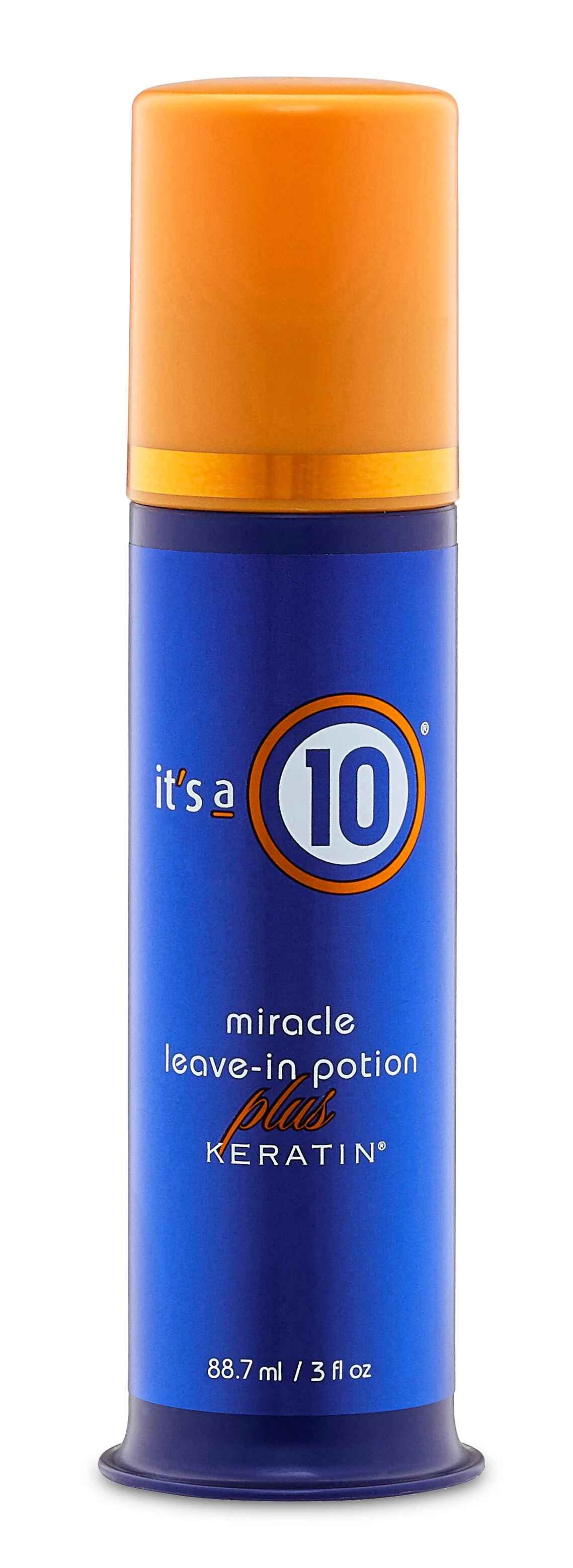 ITS A 10 MIRACLE LEAVE IN CONDITIONER POTION PLUS KERATIN.