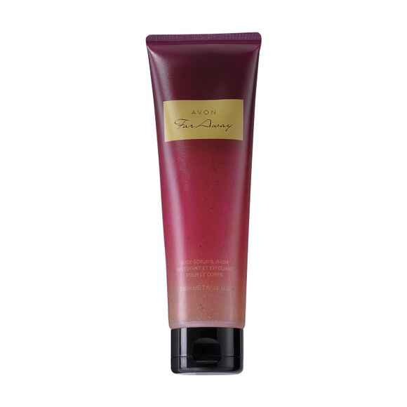 Avon Far Away Body Scrub and Wash.