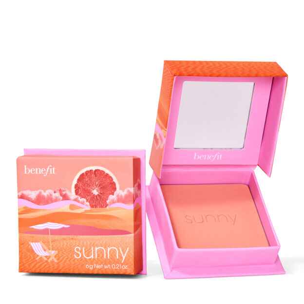 Benefit Cosmetics Warm coral blush.